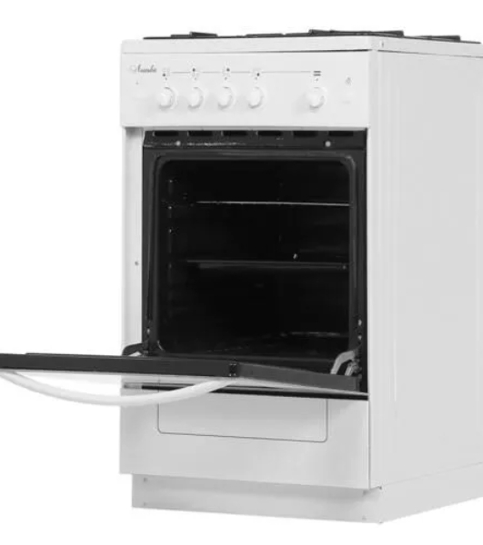 Плита газовая Лысьва ГП 400 М2С-2У белый, конфорок 4 шт, духовка 51 л, 50 см x 84 см x 60 см