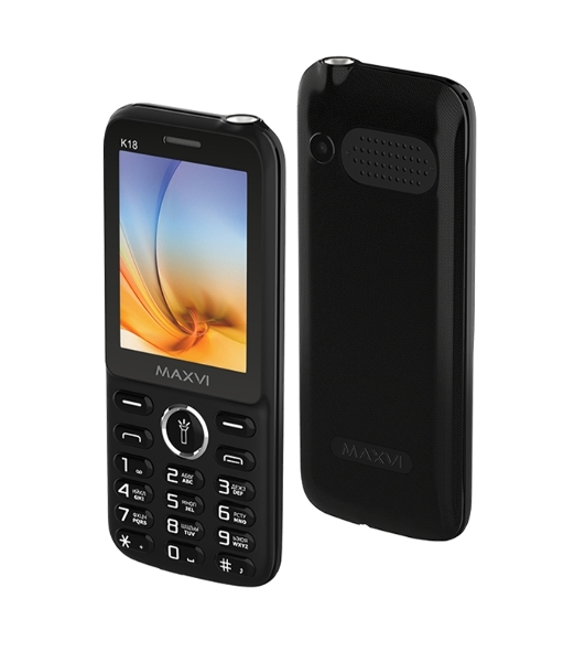 Мобильный телефон Maxvi K18 черный
