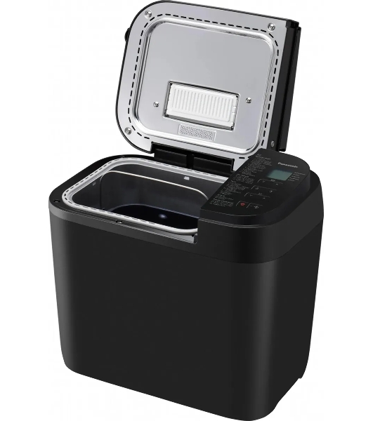 Хлебопечка Panasonic SD-R2530KTS черный, 550 Вт, программ - 28 шт, вес выпечки - 1.1 кг