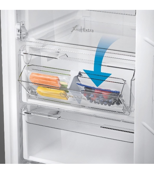 Морозильная камера Indesit DFZ 4150 G, серебристый, 204л, 6 ящиков