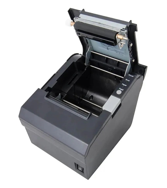 Чековый принтер Mertech MPRINT G80 прямая термопечать, 203 dpi, 250 мм/сек, Ethernet, RS-232, USB, Wi-Fi, черный