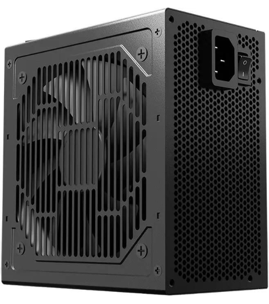 Блок питания PCCOOLER, 550W 80+ белый (ATX, ATX 2.4, Non-modular, 1x24(20+4)pin 550мм, 1xCPU*2 8(4+4)pin 610+150мм, 1xPCIe*2 8(6+2)pin 510+150мм, 2xSATA*3+MOLEX4pin*1 450+150+150+150мм, Active, 120x120мм, 140x150x86мм, APFC, OVP, SCP, OPP (140-160%, 2ms delay))