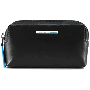Ключница Piquadro Blue Square PC4216B2/N, черный, натур.кожа