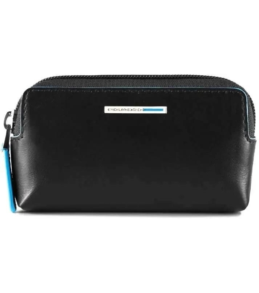 Ключница Piquadro Blue Square PC4216B2/N, черный, натур.кожа