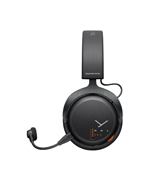Беспроводные/проводные наушники Beyerdynamic MMX 200 Wireless черный, полноразмерные, Bluetooth + радиоканал + проводной, до 35 ч