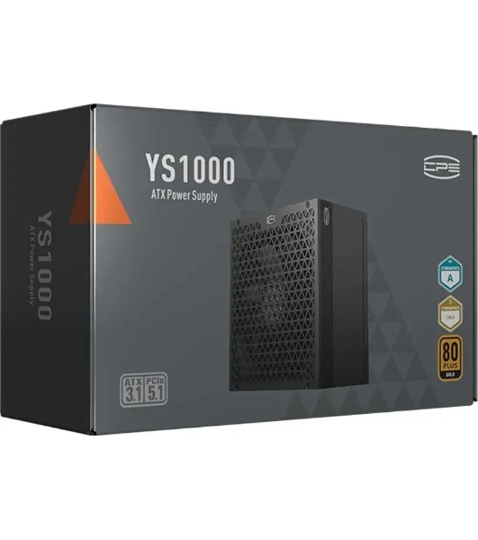 Блок питания PcCooler ATX 1000W P5-YS1000 -G1F Gen.5 80 PLUS gold (20+4pin) APFC 120мм fan 12xSATA Cab Manag RTL