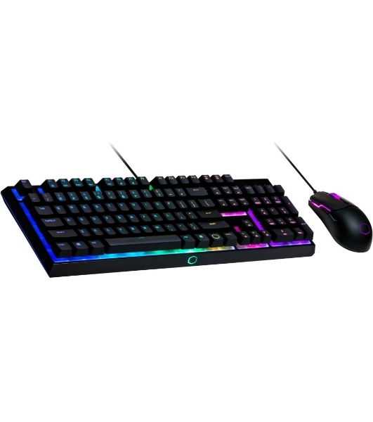 Комплект клавиатура+мышь Cooler Master MS110 проводной, USB, 3200 DPI, чёрный