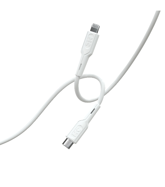 Кабель MORE CHOICE (4620202553256) K63ia 2м USB 3.0A PD 27W для Lightning ng 8-pin Type-C - 2м, белый
