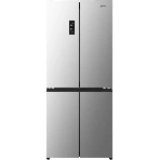 Холодильник Gorenje NRM819E61X серый трехкамерный 311/149л морозилка сбоку, No Frost, Side by Side, фото 1