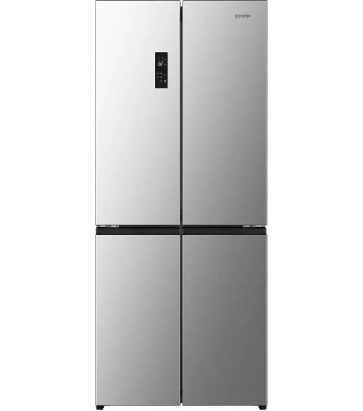 Холодильник Gorenje NRM819E61X серый трехкамерный 311/149л морозилка сбоку, No Frost, Side by Side