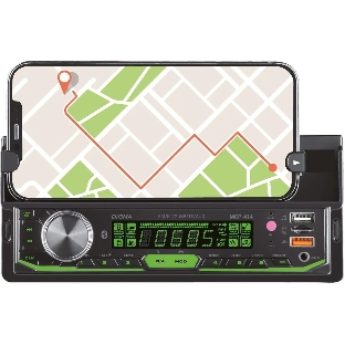 Автомагнитола Digma MCP-414, 1 DIN, Bluetooth, USB Type-A, AUX, пульт ДУ