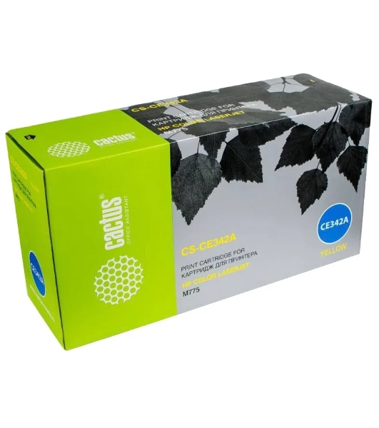 Картридж лазерный Cactus CS-CE342A желтый (16000 стр.) для HP Color LaserJet M775