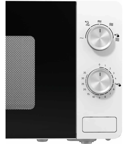Микроволновая печь Gorenje MO20E1W белый, 20 л, 800 Вт, переключатели - поворотный механизм