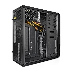 Компьютерный корпус ExeGate EX278402RUS Miditower ExeGate XP-329S Black, ATX, (без БП), 2хUSB, Audio, фото3
