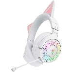 Гарнитура Razer Kraken Kitty V3 Pro белый, беспроводная, bluetooth, до 70 ч, подсветка, фото 1