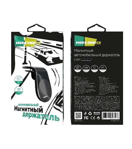 Автомобильный держатель MORE CHOICE C04 черный