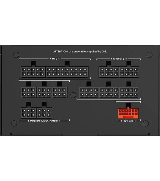 Блок питания PcCooler ATX 1000W P5-YS1000 -G1F Gen.5 80 PLUS gold (20+4pin) APFC 120мм fan 12xSATA Cab Manag RTL