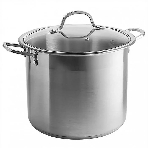 Кастрюля WEBBER BE-128-10L 10 л, 24 см, нержавеющая сталь, с крышкой, фото 1