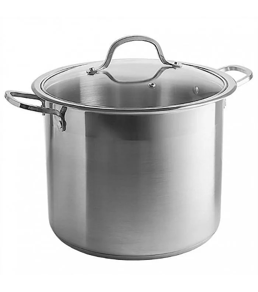 Кастрюля WEBBER BE-128-10L 10 л, 24 см, нержавеющая сталь, с крышкой