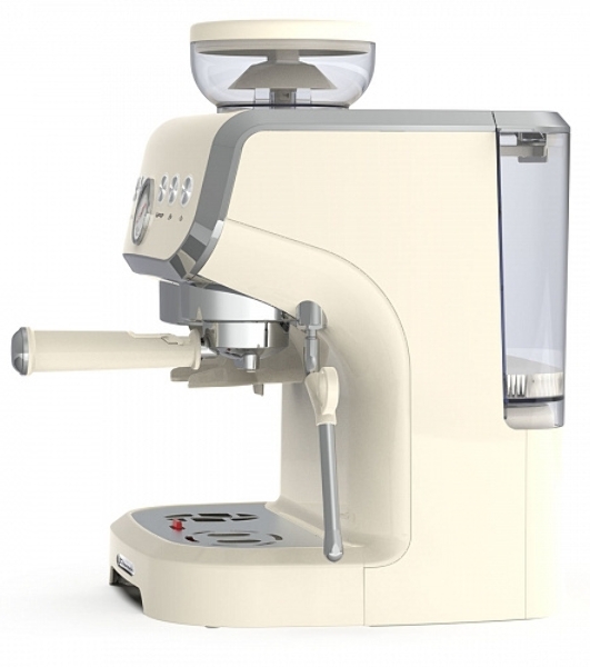 Кофейная станция BQ CM5000 бежевый, исп. кофе - зерновой/молотый, 2 л, 1560 Вт, 15 бар