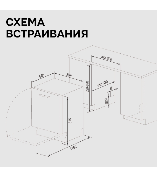 Посудомоечная машина Zigmund & Shtain DW 310.6