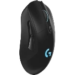 Мышь игровая Logitech G703 Lightspeed черная, сенсор 100-25600dpi (Hero25K), беспроводная 2.4GHz + USB 1,8м, 5 программируемых кнопок + колесо прокрутки, RGB-подсветка, под правую руку, фото20