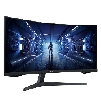 Монитор 34' Samsung Odyssey G5 C34G55TWWI VA 3440x1440, 165 Гц, 1 мс, 21:9, 250 кд/м2, 1xHDMI, 1xDP, изогнутый, черный, фото14