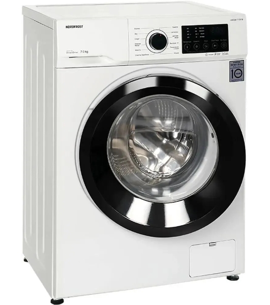 Стиральная машина Nordfrost i-DDQ4 7120 W белый, загрузка фронтальная 7 кг, 1200 об/мин, класс A+++