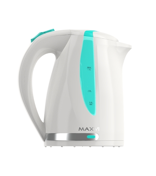 Чайник электрический Maxvi KE1701P белый/зеленый