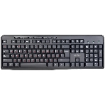 Клавиатура проводная Perfeo PUSH Multimedia, USB, черная, фото 1