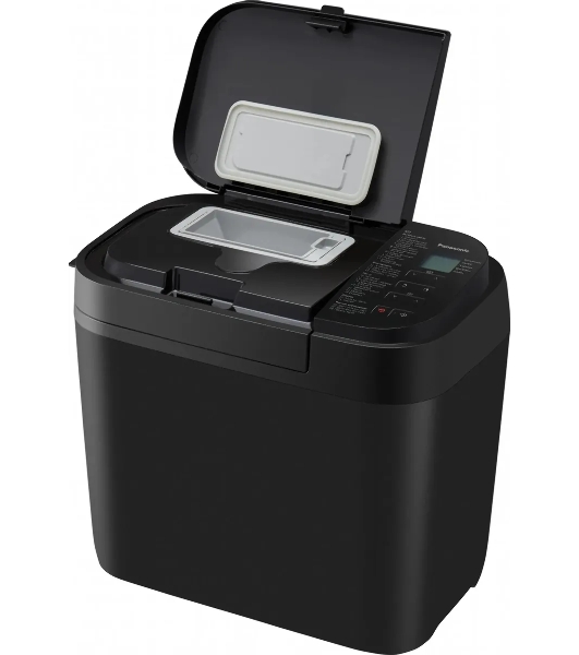 Хлебопечка Panasonic SD-R2530KTS черный, 550 Вт, программ - 28 шт, вес выпечки - 1.1 кг