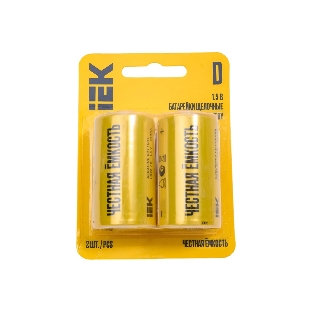 Батарейка щелочая Alkaline Optima LR20/D (2шт/блистер)