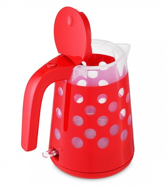 Чайник электрический BQ KT1713P Red. Мощность:2200 Вт, Объем 1,7л, LED подсветка