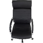 Кресло руководителя Бюрократ T-8010SL/BLACK черный, искусственная кожа, крестовина хром, фото6