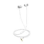 Проводные наушники Havit Wired earphone белый, внутриканальные, Jack 3.5 мм, встроенный микрофон, фото2
