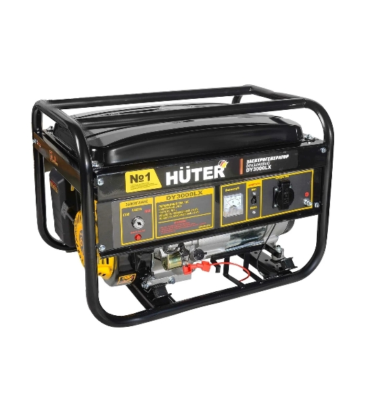 Электрогенератор бензиновый Huter DY3000LX, 2.7 кВт, 67 дБ, 45 кг