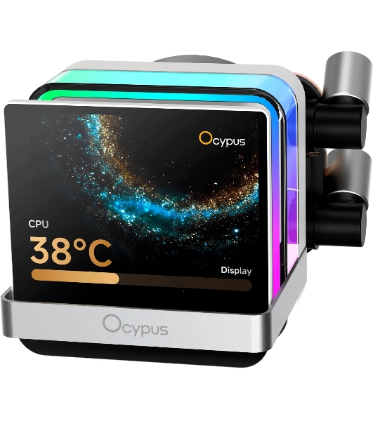 Система охлаждения Ocypus Sigma L24 PRO WH IPS Display/white/290W/All Intel/AMD AM*/Screws