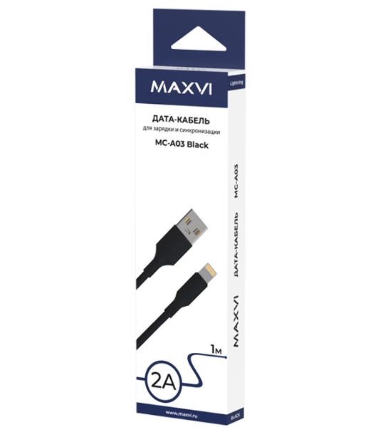 Кабель Maxvi MC-A03 черный