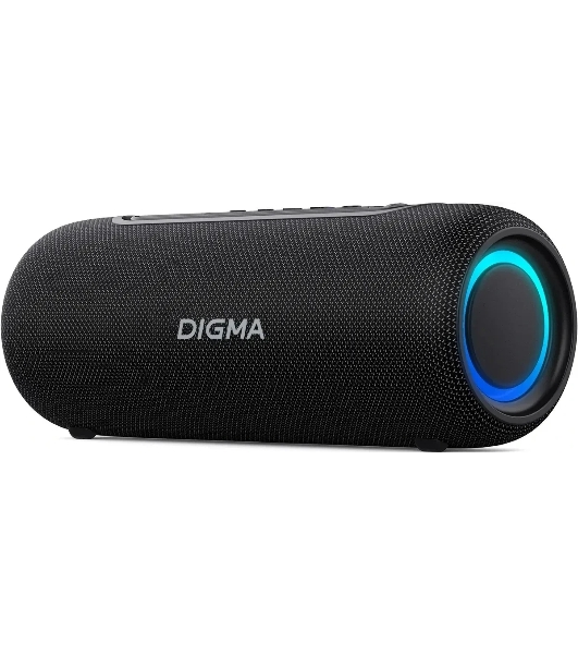 Колонка портативная Digma D-PS1524 черный 20W 2.0 BT 10м 2000mAh