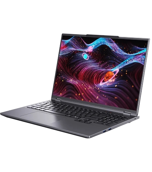 Ноутбук CHUWI GameBook 16'(2560x1600 IPS (300Hz) )/AMD Ryzen 9 9955HX(2.5Ghz)/32768Mb/1024SSDGb/noDVD/Ext:NVIDIA GeForce RTX 5070 Ti(12288Mb)/Cam/BT/WiFi/80WHr/war 1y/2.3kg/Grey/Win11PRO + мышь