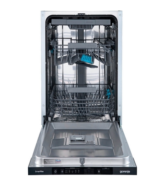 Встраиваемая посудомоечная машина GORENJE GV561D11 Встраиваемые ПММ шириной 45 см,Количество корзин:3,Бак из нержавеющей стали,Защита от перелива: Полный AquaStop,Расход воды на цикл: 9 л,Уровень шума: 45 дБ (А) относительно 1 пВт,Габаритные размеры (вхшхг): 81,5 × 44,8 × 55 см