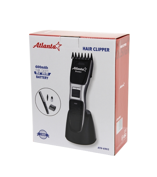 Машинка для стрижки Atlanta ATH-6902 (silver) аккумуляторная