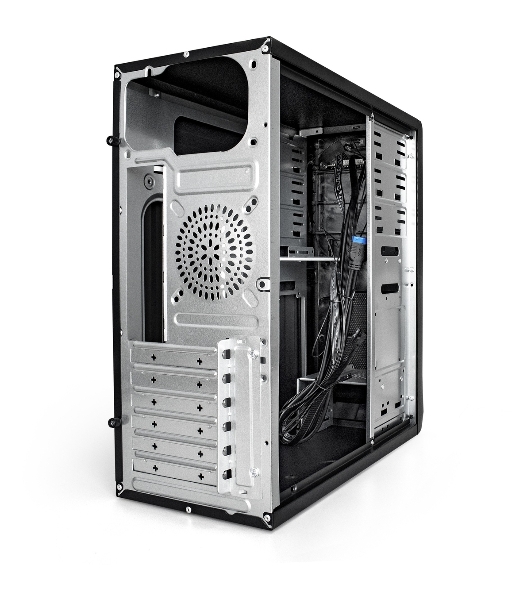 Компьютерный корпус ExeGate EX278393RUS Miditower ExeGate CP-603 Black, ATX, (CP500W, 80мм), 2хUSB+2хUSB 3.0, Audio