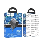 Зарядное устройство Hoco 20Вт, 3А, QC3.0/PD, 1xUSB, 1xType-C, CS71A, черный, коробка, фото3