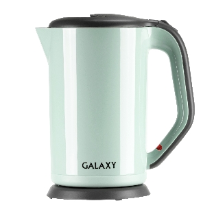 Электрочайник Galaxy GL 0330 салатoвый, 1.7 л, 2000 Вт, скрытый нагревательный элемент