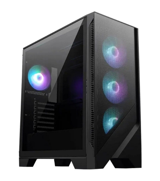 Корпус MSI MAG FORGE 320R Airflow, Midi-Tower, чёрный, 4 x 120 мм