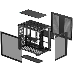 Компьютерный корпус Deepcool CG530 черный без БП ATX 2x120мм 2x140мм 2xUSB 2.0 1xUSB 3.0 audio bott PSU, фото2