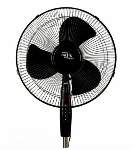 Вентилятор Oasis VF-50PB чёрный, напольный, 50 Вт, 3 скорости, 36 см