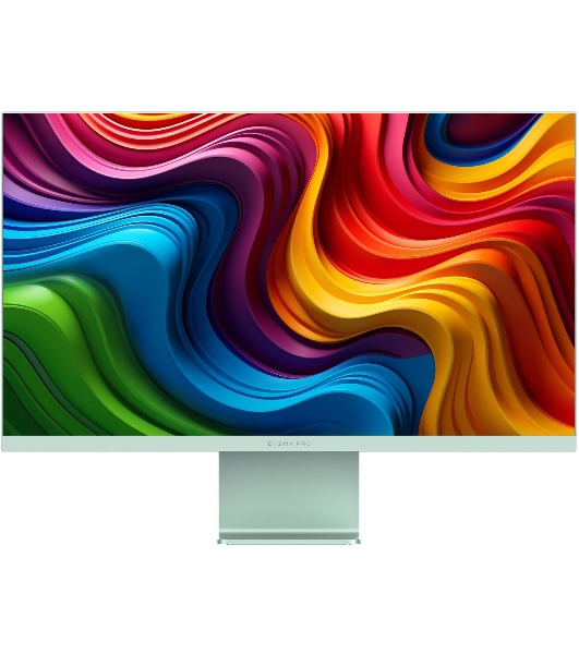 Монитор 27' Digma Pro Art L IPS 2560x1440, 165 Гц, 5 мс, 16:9, 300 кд/м², 1xHDMI 2.1, 1xDP, 1xUSB-C, 2x2 Вт, зеленый