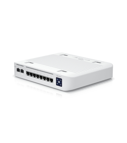 Коммутатор PoE в стойку Ubiquiti UniFi Switch Enterprise 8 PoE USW-Enterprise-8-PoE 8х 2.5G RJ45, 2х 10G SFP+, раздача 120 Вт